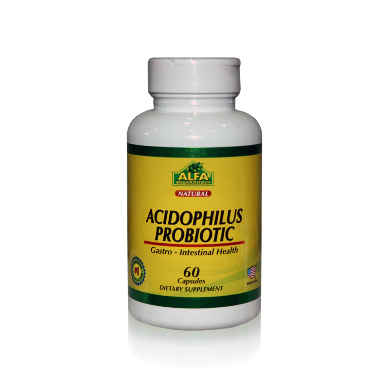 Alfa Vitamins ACIDOPHILUS PROBIOTIC 60 cápsulas